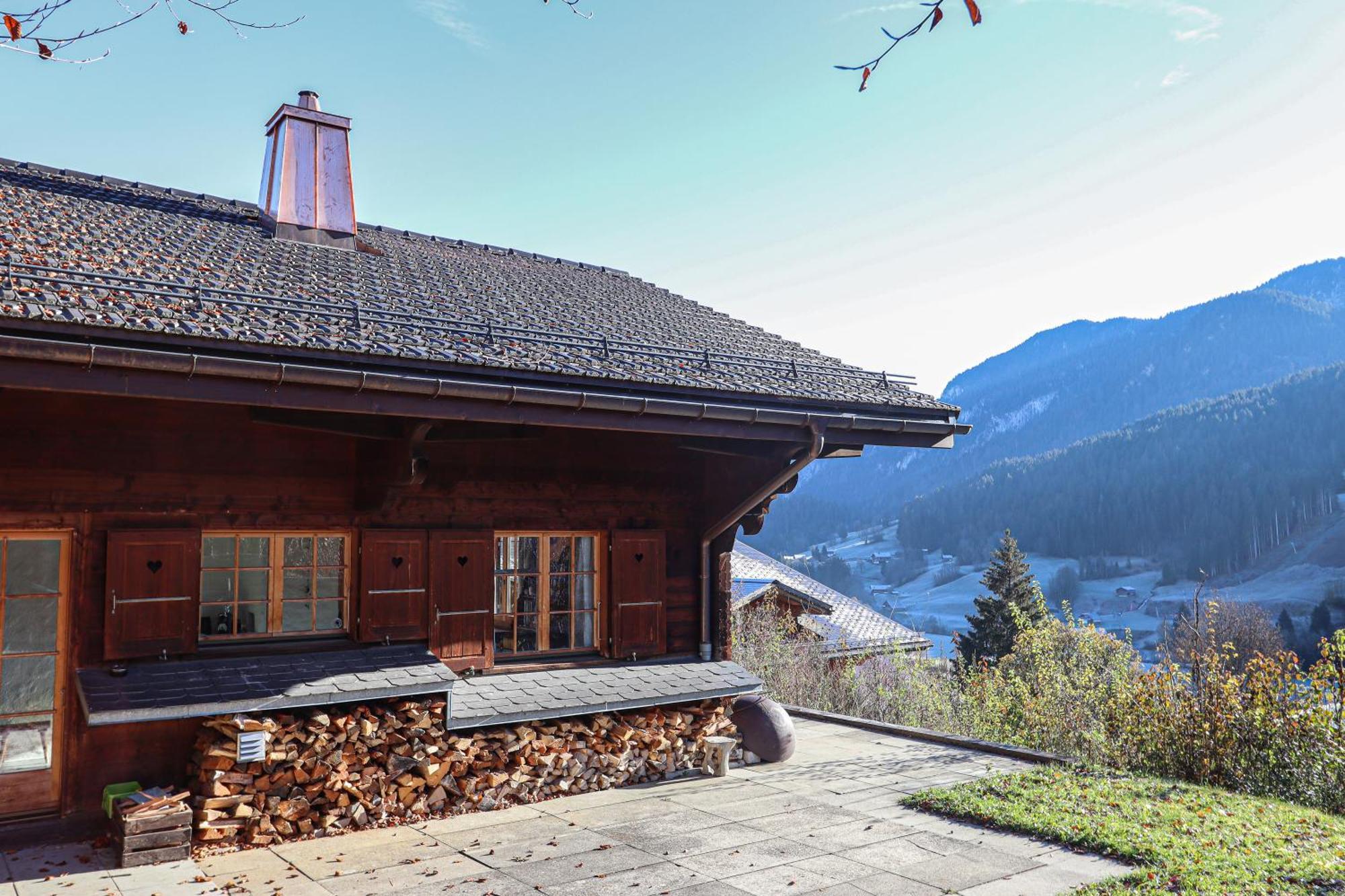 Vila Les Jumelles Gstaad Exteriér fotografie